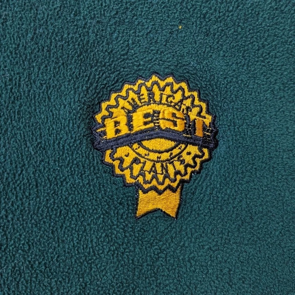 Vintage Astro Wear America's  Best Plants Green Zip Up Sweater Unisex - Picture 3 of 8